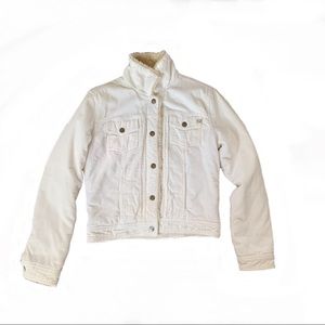 ⭐️ ROXY white corduroy jacket